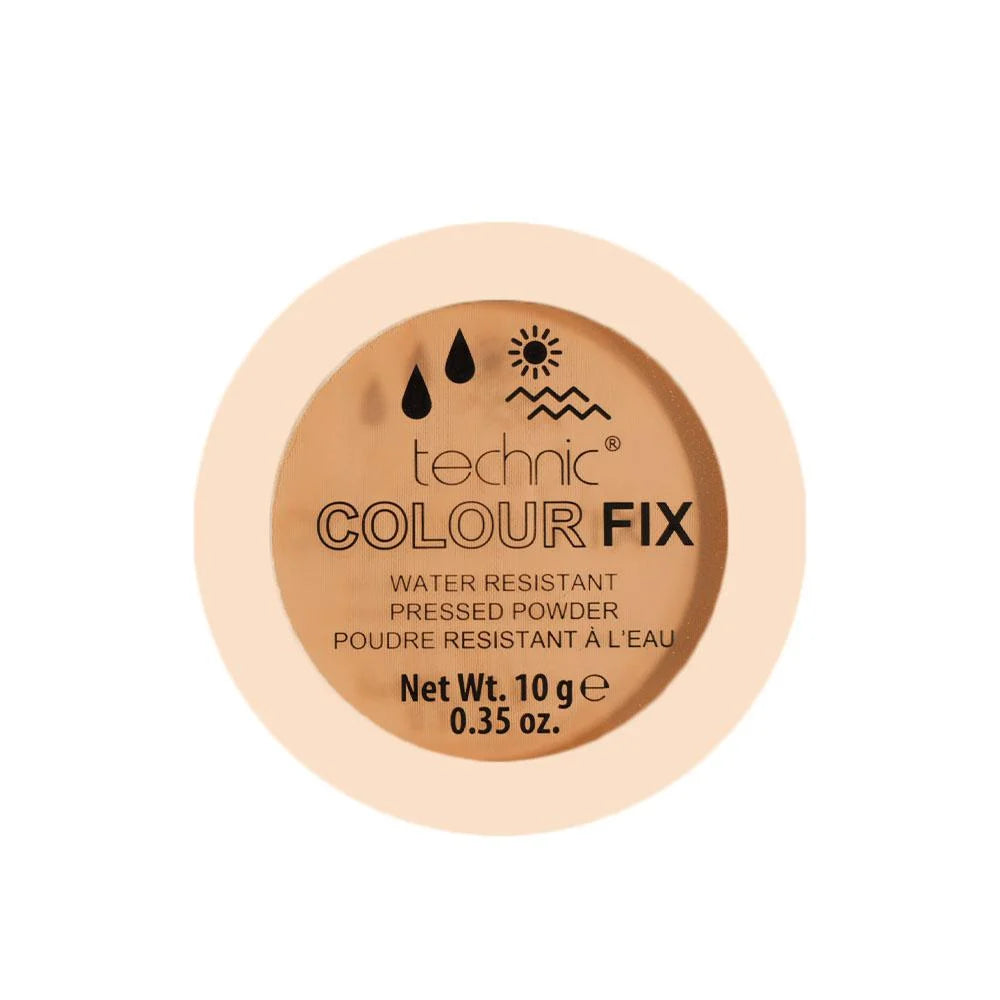 Technic Colour Fix Water Resistant Pressed Powder - Hazelnut