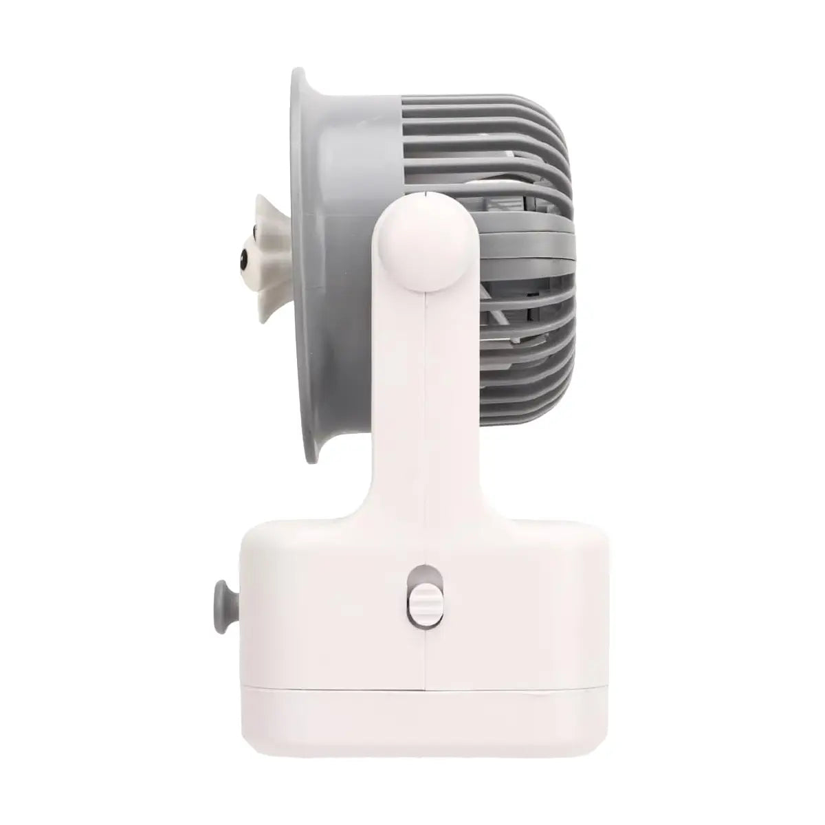 Mini Compact Drawer Desk Fan | Grey & White Panda