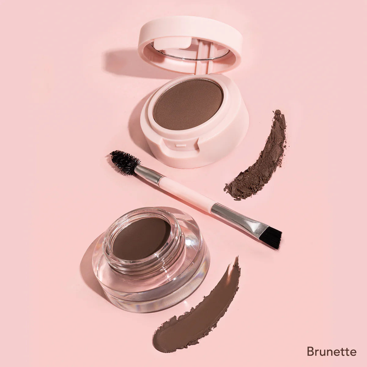 AMORUS USA Brow Kit - Eyebrow Powder & Gel | Brunette