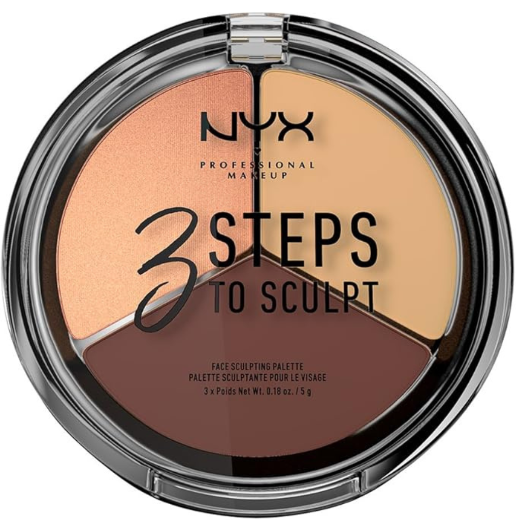 Nyx 3 Steps to Sculpt Palette - Medium