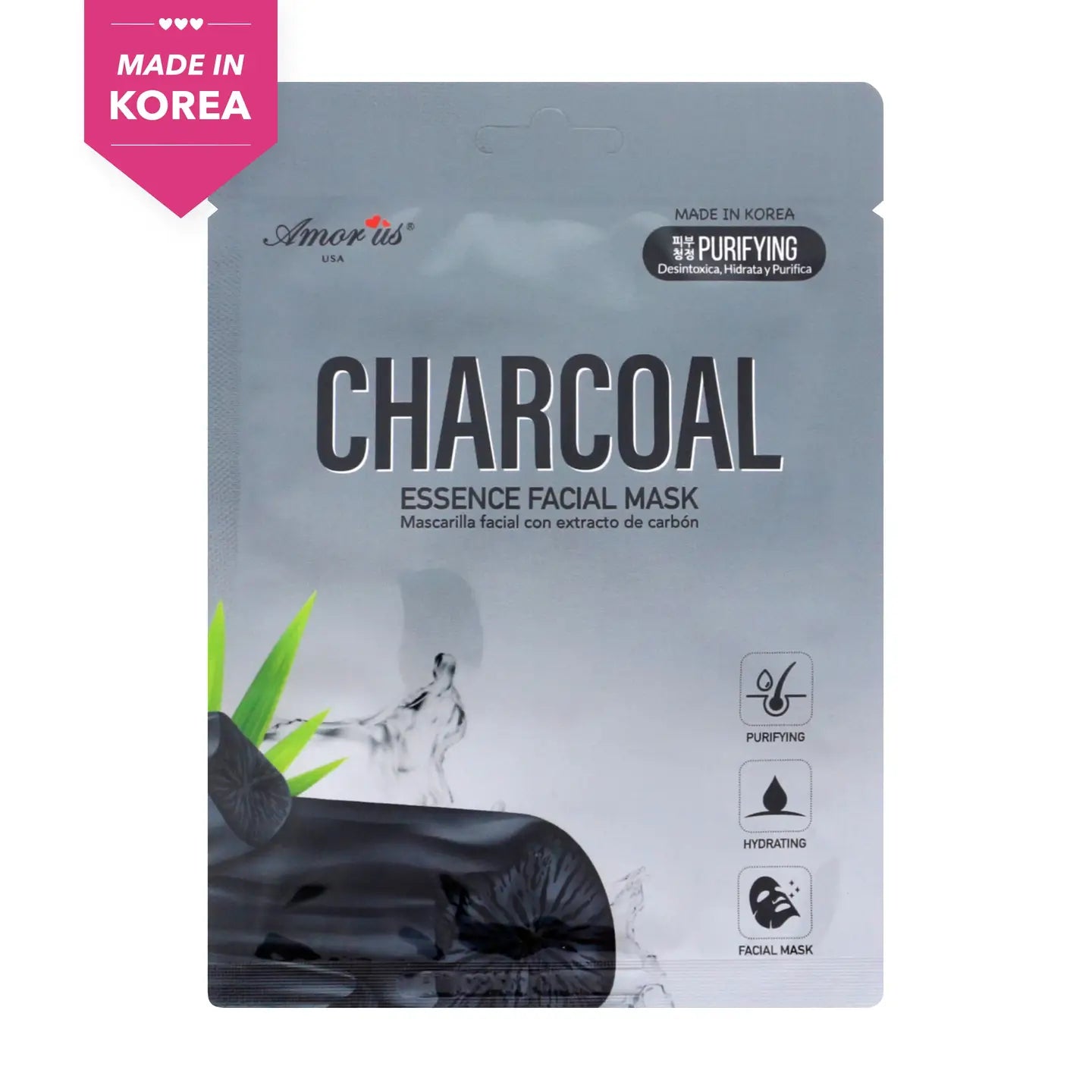 AMORUS USA Face Sheet Mask | Charcoal