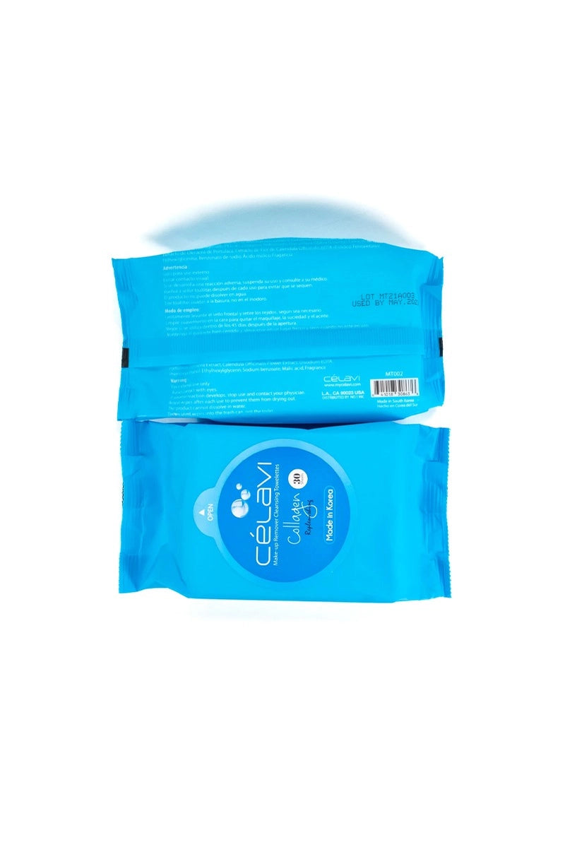 CÉLAVI Make-Up Removing Cleansing Towelette | Collagen