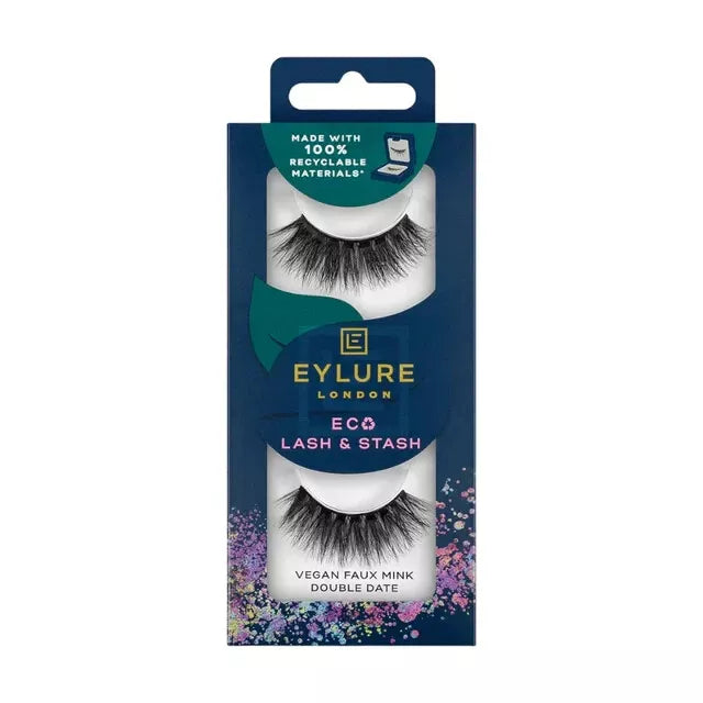 Eylure London ECO LASH & STASH Vegan Faux Mink - Double Date