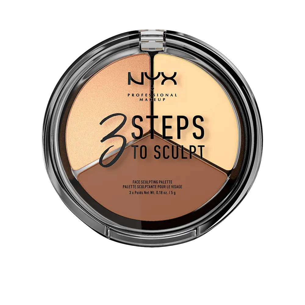 Nyx 3 Steps to Sculpt Palette - Light