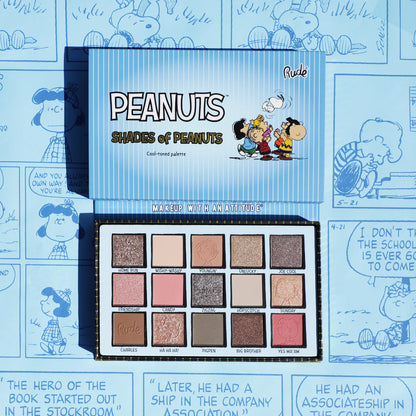 RUDE Shades of Peanuts Eyeshadow Palette - Cool-Toned