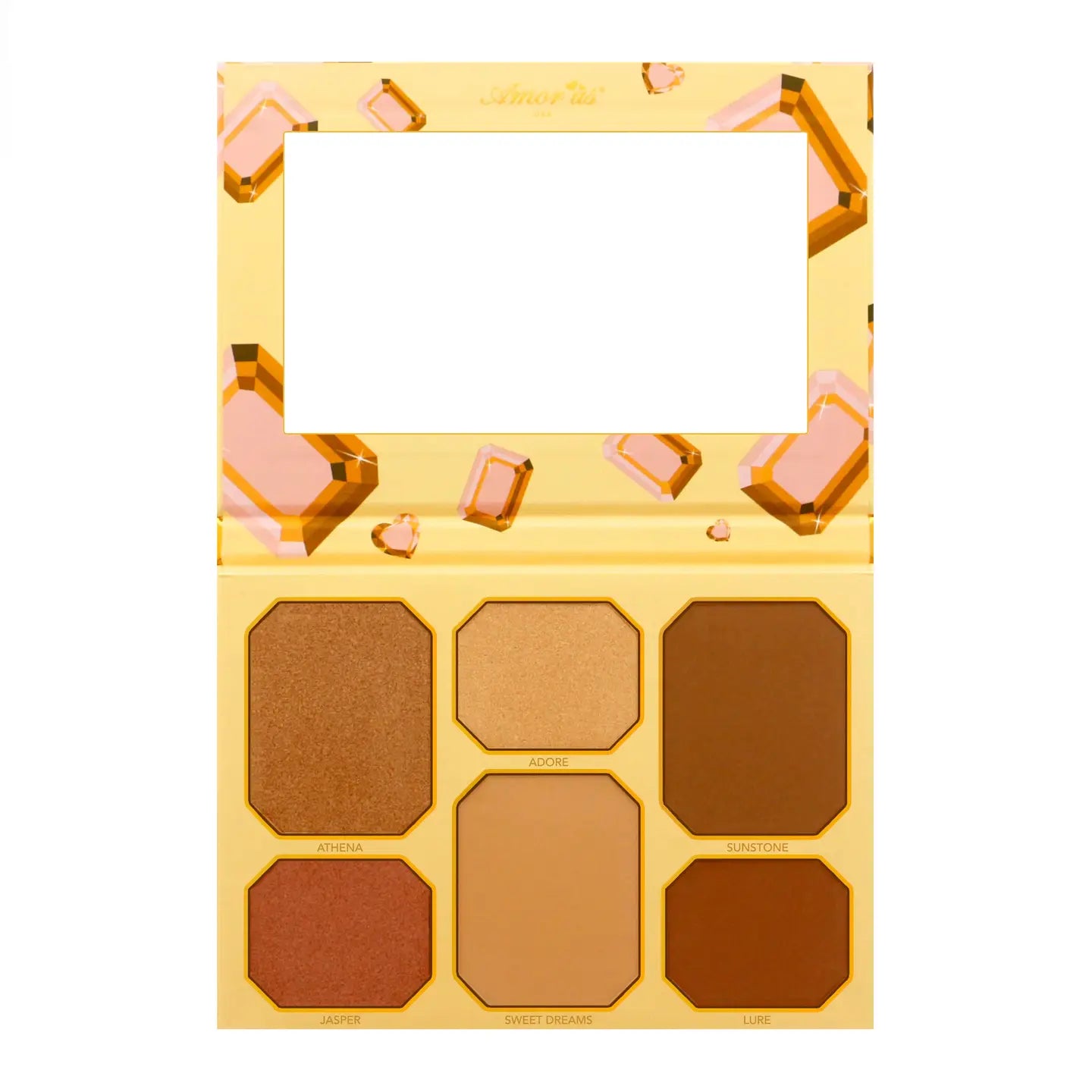 AMORUS USA Golden Fever - Contour & Highlighter Palette