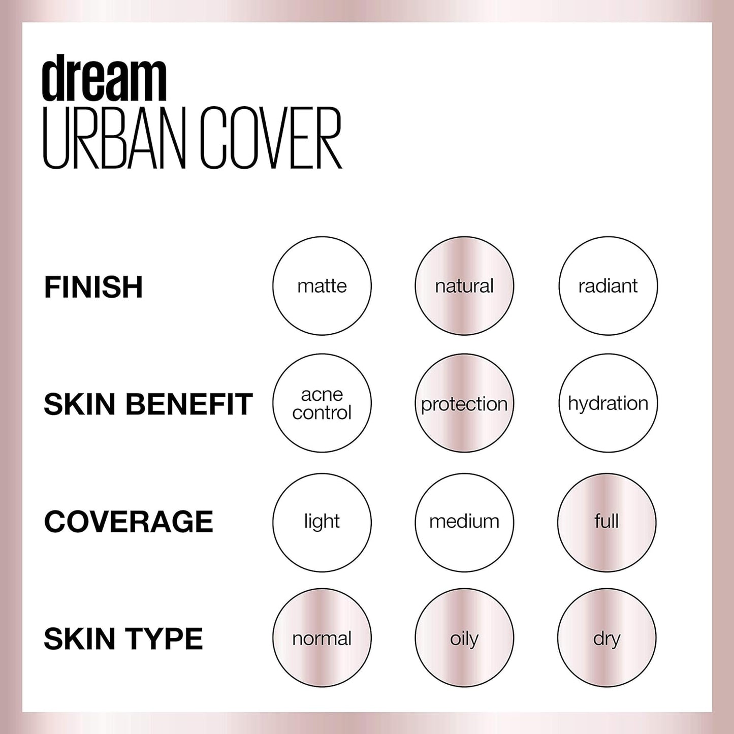 Maybelline Dream Urban Foundation - 116 Sesame