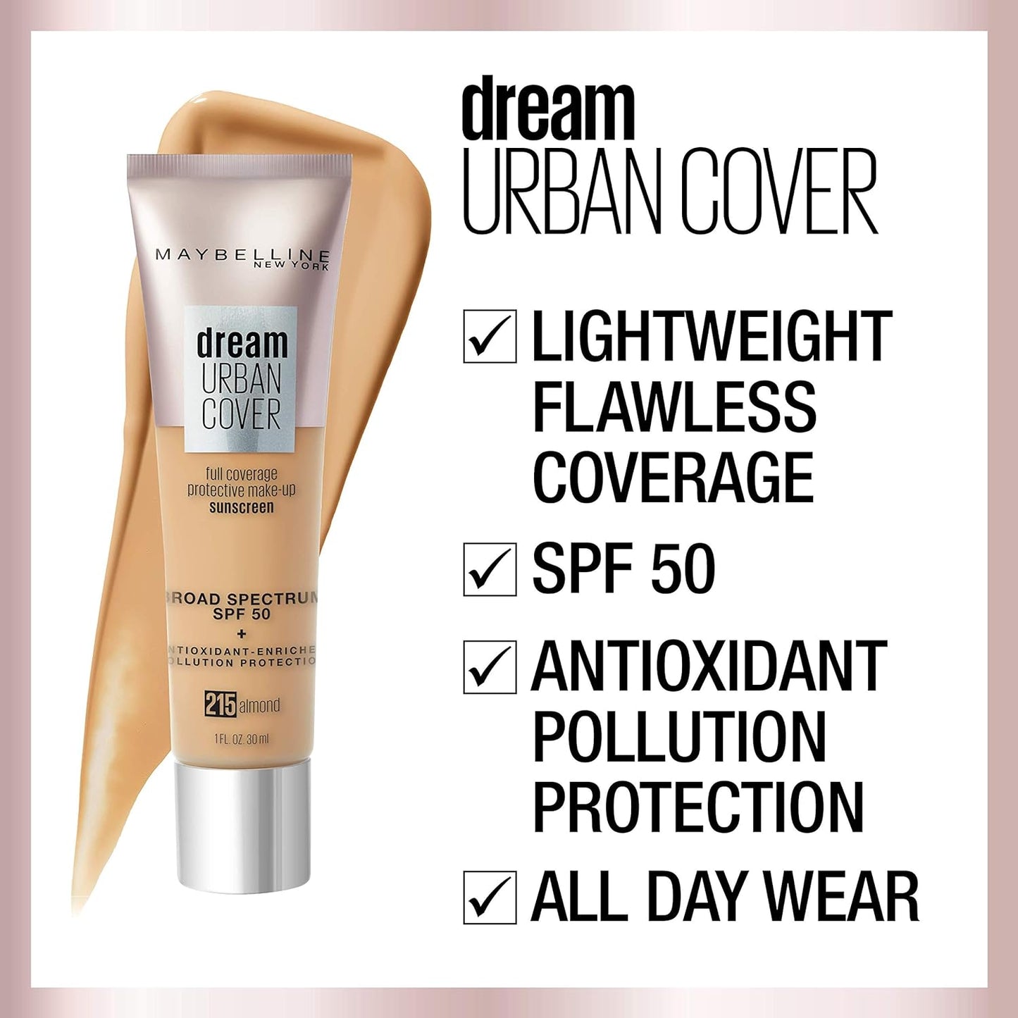 Maybelline Dream Urban Foundation - 128 Warm Nude