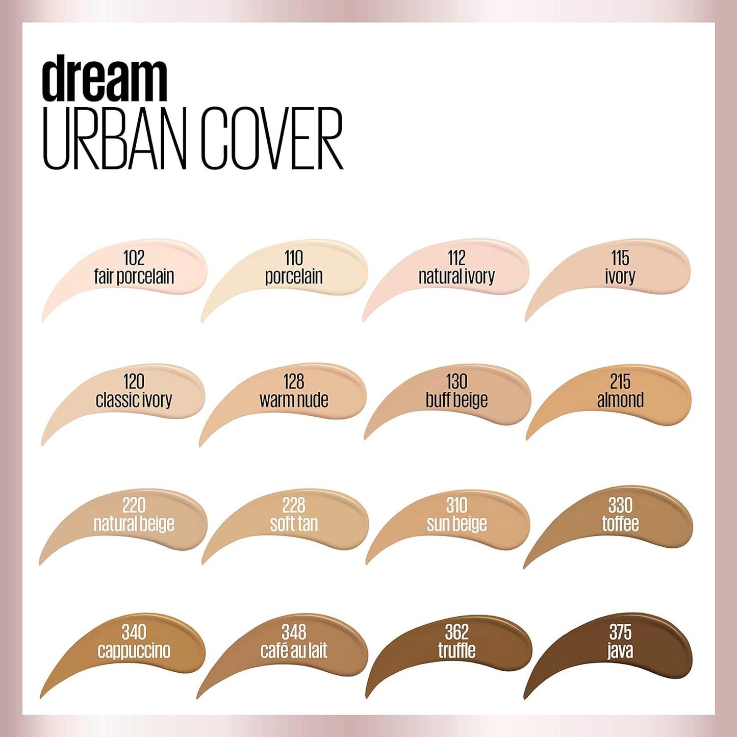 Maybelline Dream Urban Foundation - 128 Warm Nude