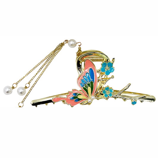 Butterfly Metal Hair Claw