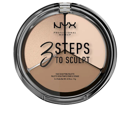 Nyx 3 Steps to Sculpt Palette - Fair