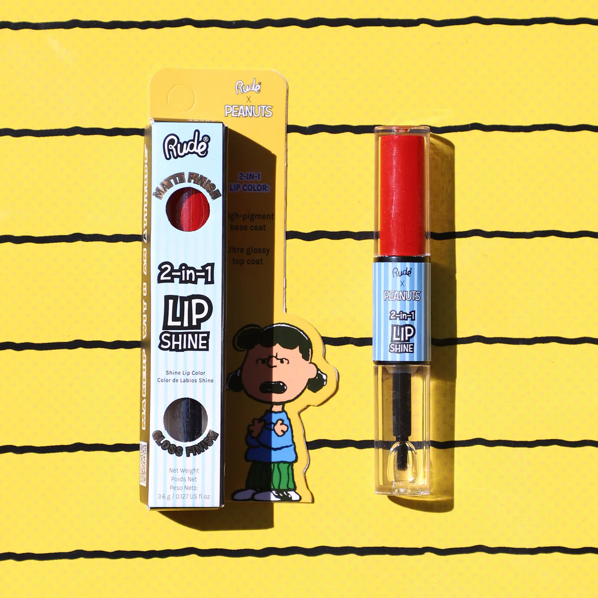 Rude Peanuts 2-in-1 Lip Shine - Crabby