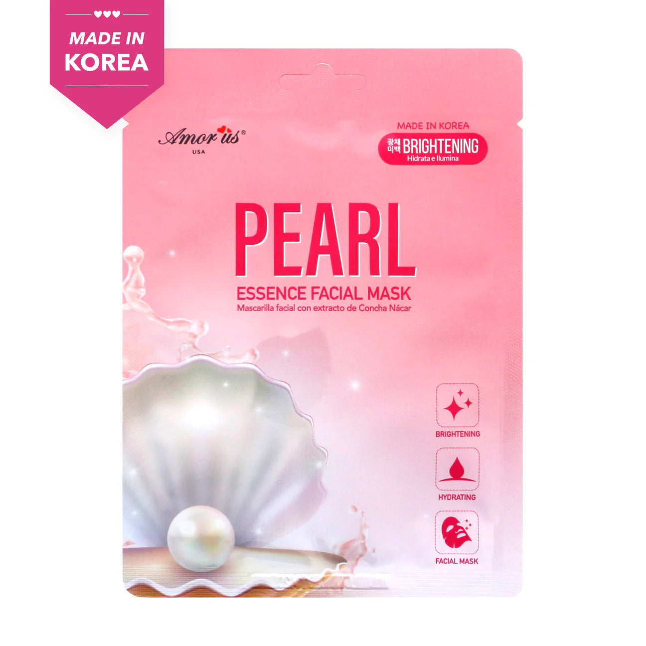 AMORUS USA Face Sheet Mask | Pearl
