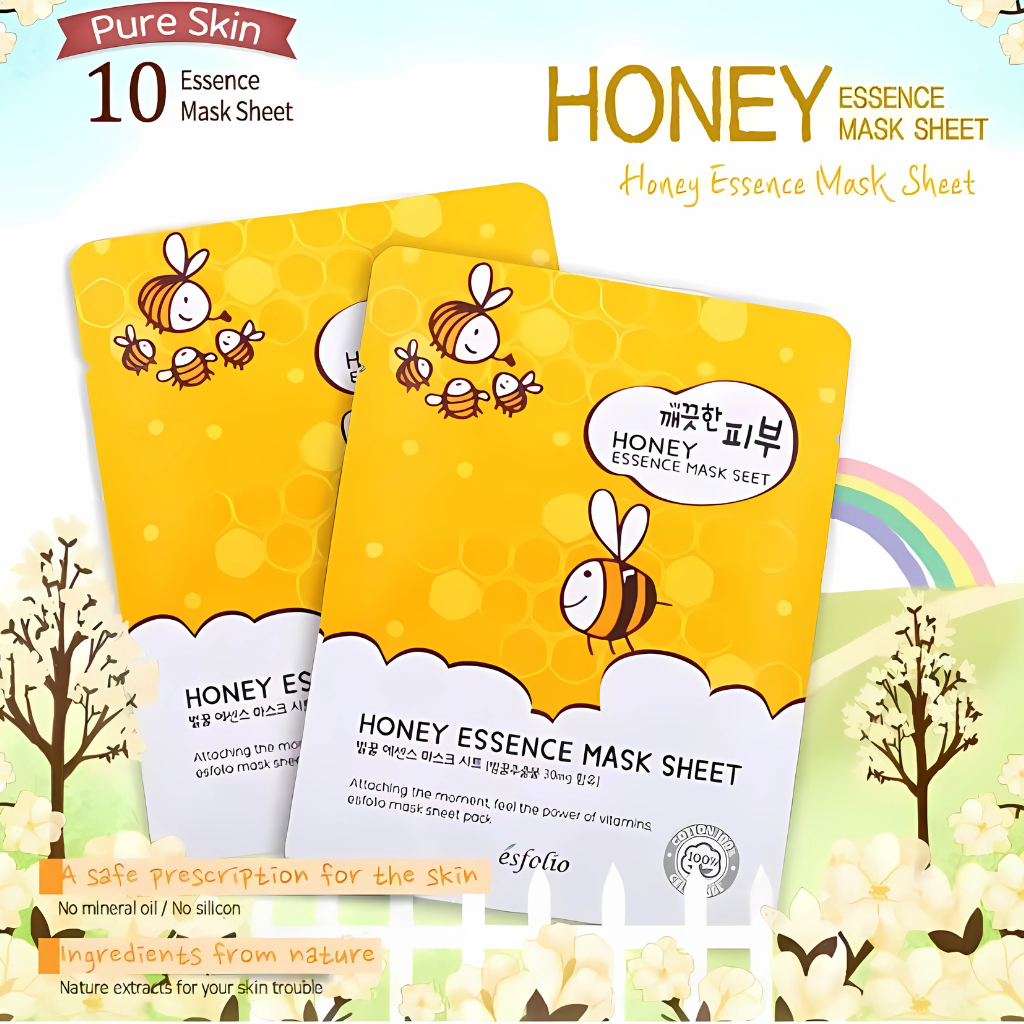 ESFOLIO Essence Sheet Mask | Honey