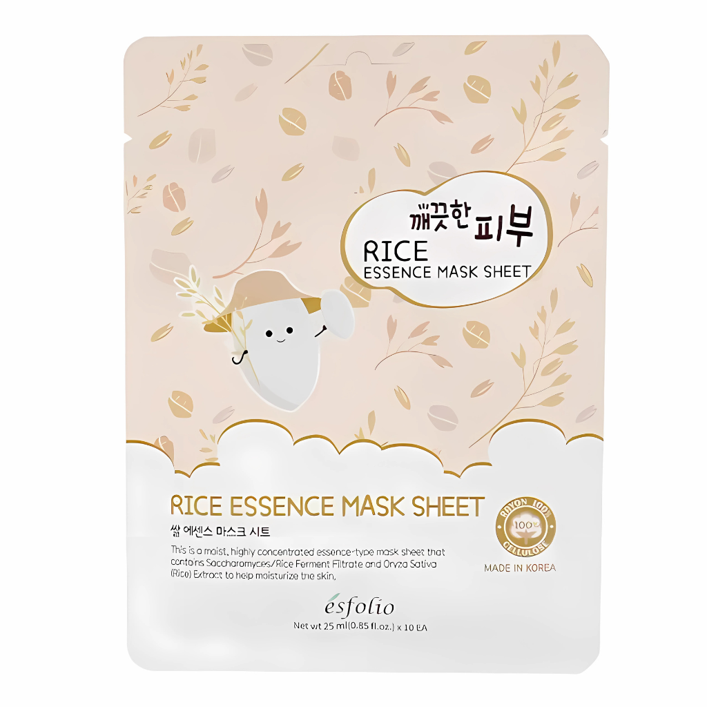 ESFOLIO Essence Sheet Mask | Rice