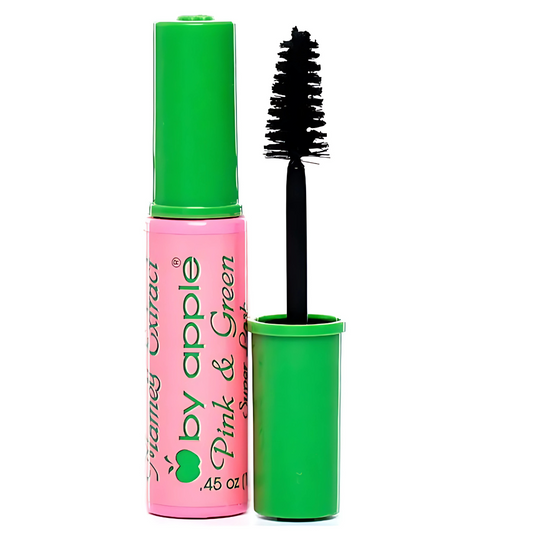 BY APPLE Pink & Green Super Lash Mascara  | Black